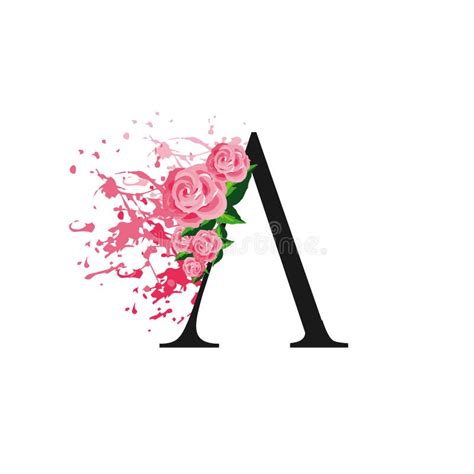 Simple Palabra De Belleza Ilustración Vectorial De Letra Rosa