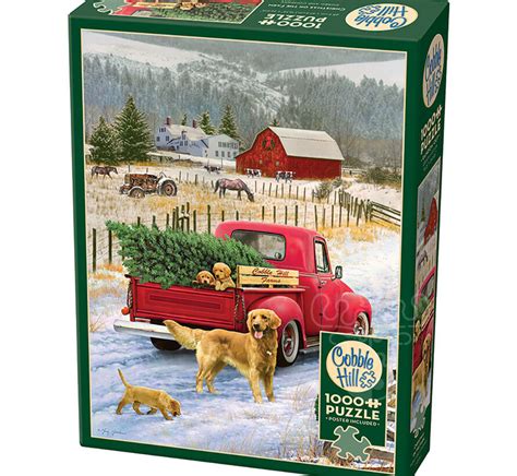 Cobble Hill Christmas On The Farm Puzzle Pcs Puzzles Canada