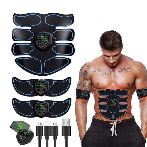 Estimulador De Abs Para Hombre Y Mujer T Ner Muscular Ems Cintur N De