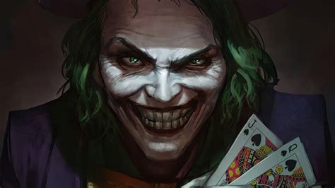 Joker With Cards Wallpaperhd Superheroes Wallpapers4k Wallpapers