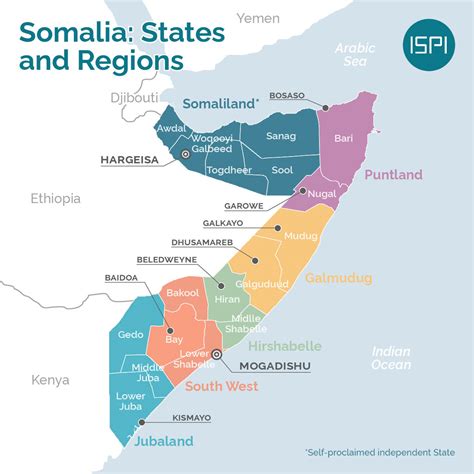 Somalia, States and Regions | ISPI