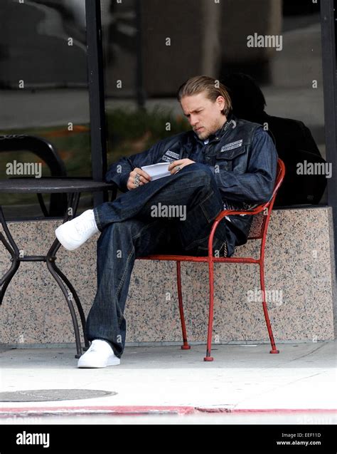 Actor Charlie Hunnam Goes Through His Lines Before Filming A New