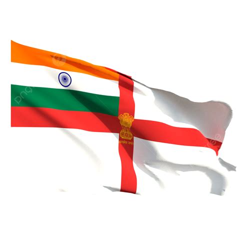 Naval Ensign Of India Flag Waving, Naval Ensign Of India Flag Waving ...