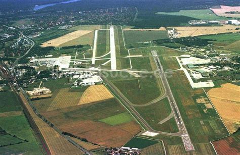 Schönefeld bei Berlin Brandenburg von oben Flughafen Schönefeld