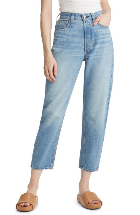 Buy Rag And Bone Alissa High Waist Barrel Leg Crop Jeans At 64 Off