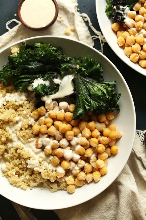 Quinoa Chickpea Buddha Bowl Minimalist Baker Recipes