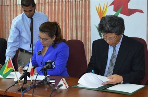 Guyana Japan Sign Grant Agreement