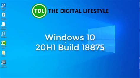 Hands On With Windows 10 20H1 Build 18875 YouTube