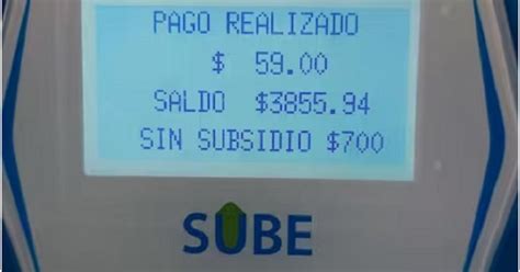 Tarjeta Sube Como Obtener 55 De Descuento En Transporte Público