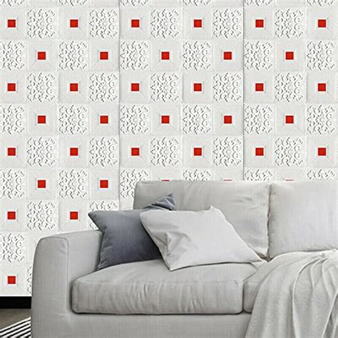 Nasmodo Foam 3D Ceiling Wallpaper For Living Room Bedroom Hall Home