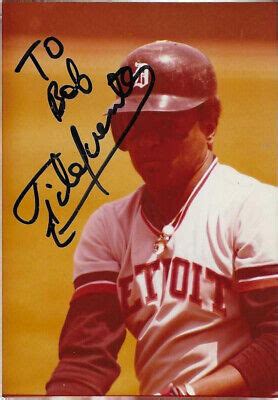 TITO FUENTES PHOTO 4x6 AUTOGRAPHED SIGNED DETROIT TIGERS EBay