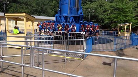 Acrophobia On Ride Six Flags Over Georgia Hd Youtube