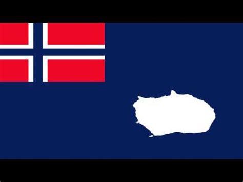bandera  himno de isla bouvet noruega flag  anthem  bouvet