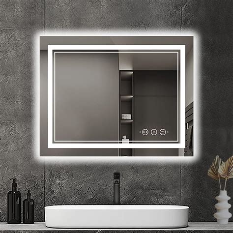 Amazon EZNYGHT LED Bathroom Mirror 24 X 32 With Motion Sensor