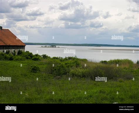 scenic masurian lake district  poland stock photo alamy