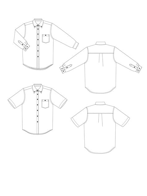 Jalie 2111 Mens And Boys Shirt Pdf Pattern Sewing Patterns Tank Top