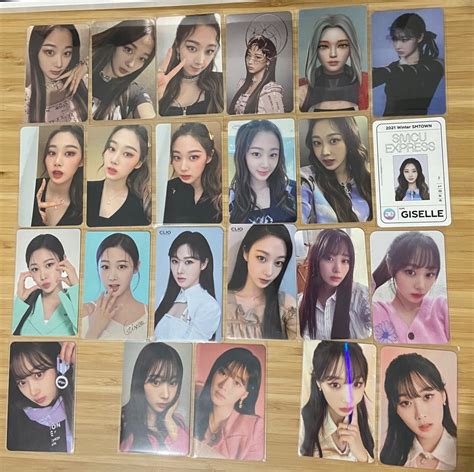 Wts Giselle Official Photocards Aespa Hobbies Toys Memorabilia