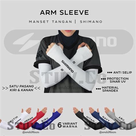 Jual Manset Tangan Jari Hansock Armsleeve Arm Sleeve Pelindung Tangan