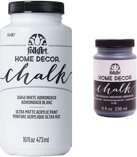 Folkart Home Decor Chalk Furniture And Craft Paint In White Adirondack