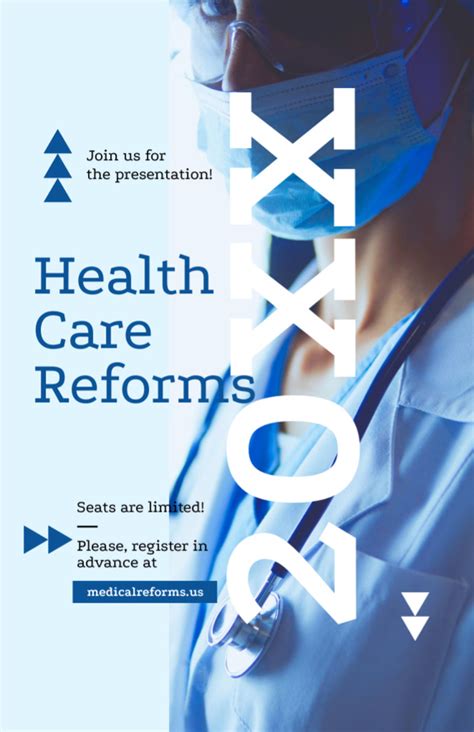 Presentation Of Healthcare Reforms With Doctor Online Invitation