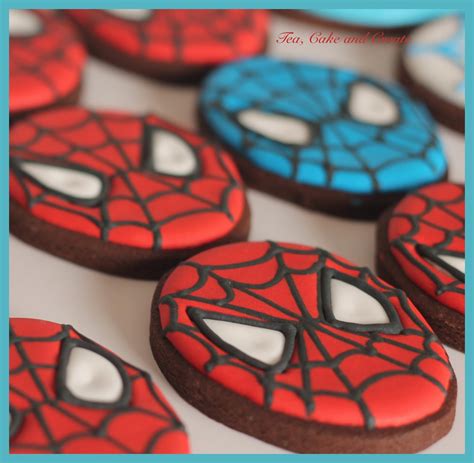 Tea Cake Create Spiderman Cookies