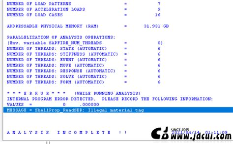 Etabs Etabs Error In Creating Analysis Model Shellprop