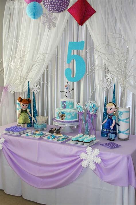 Frozen Birthday Party Ideas Photo Of Frozen Party Decorations