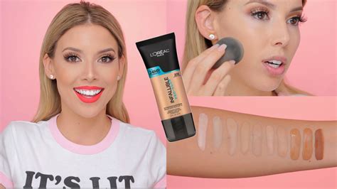 L Oreal Pro Glow Foundation Review Demo Swatches Lustrelux Pro