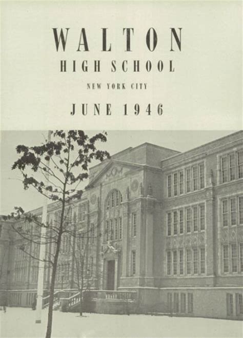 Explore 1946 Walton High School Yearbook, Bronx NY - Classmates