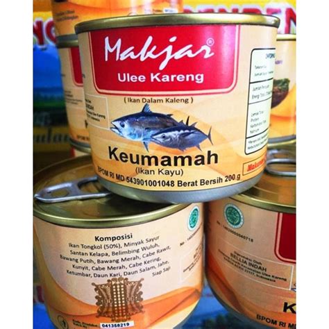 Jual Ikan Kayu Tumis Aceh Keumamah Khas Aceh Kaleng Shopee Indonesia