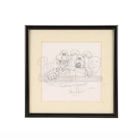 Nick Park Signed Hand Drawn Wallace Gromit Picture | WALLACE & GROMIT ...