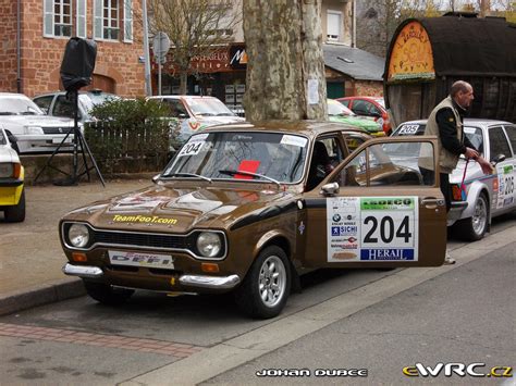 Lajoie Thierry Coutarel Colette Ford Escort 1300 GT MKI Rallye