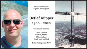 Traueranzeigen von Detlef Küpper WirTrauern