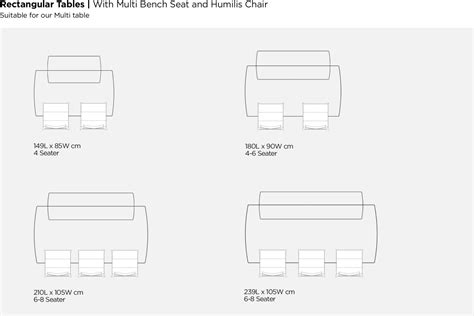 Effortless Table Size Guide By Local Australian Designers