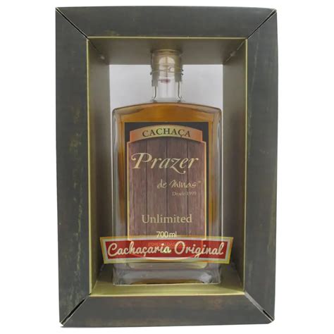 Cachaça Prazer de Minas unlimited 700ml Cachaçaria Original