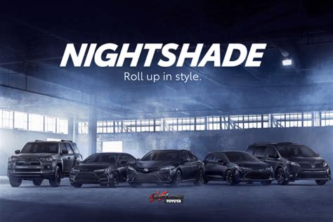 Toyota Nightshade Special Editions For 2020 Oak Lawn Toyota