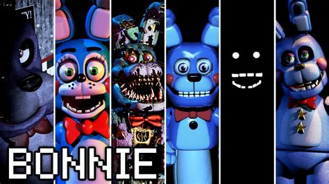 Evolution Of Bonnie In Fnaf 2014 2018 Youtube