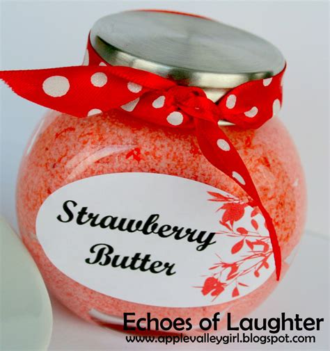 Homemade Strawberry Butter Echoes Of Laughter