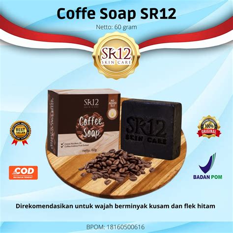 Jual COFFEE SOAP SR12 SABUN WAJAH KOPI BPOM SABUN WAJAH UNTUK FLEK