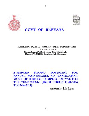 Fillable Online Haryanapmgsy Etenders E Tendering Judicial Complex