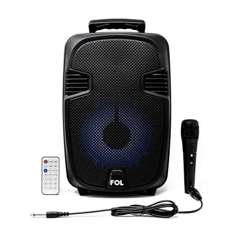 Bocina Fol B Fs L Color Negro Bluetooth Mp Sd Usb Micr Fono