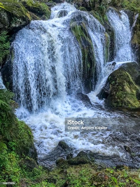 The Waterfalls In The Black Forest Stock Photo - Download Image Now ...