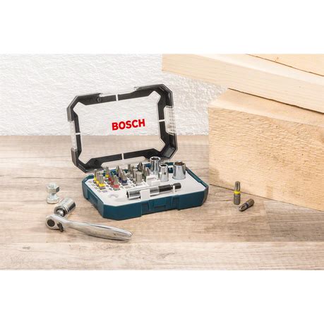 Bosch Piece Screwdriver Bit And Ratchet Set Tool Home