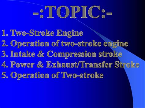 Two Stroke Engine Ppt Ppt