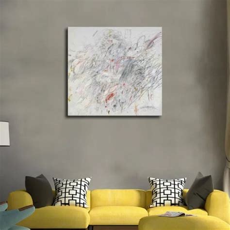 Cy Twombly Leda and the Swan Print on Canvas Home Decor Art No Frame ...