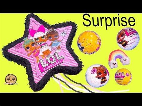 Giant LOL Surprise Star Filled with Blind Bags ! Cookie Swirl C Video ...