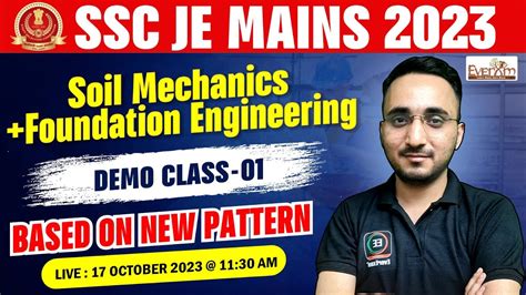 Ssc Je Mains Soil Mechanics Foundation Engineering Soil