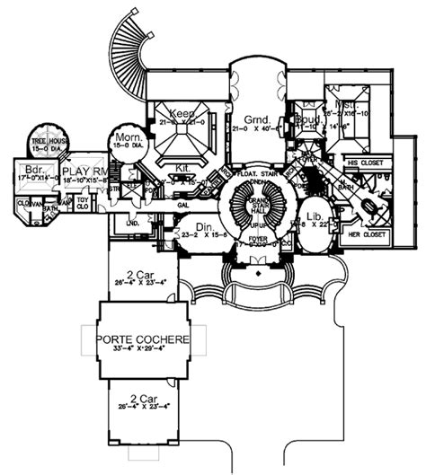 Mansions & More: European Mansion Design with Floor Plans