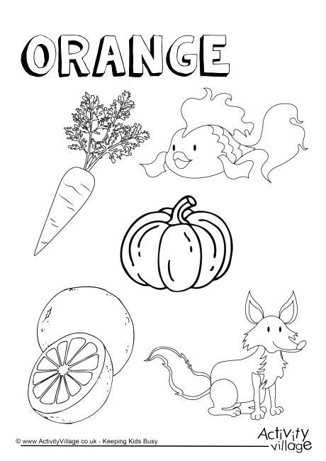 Orange Juice Coloring Page At Free Printable