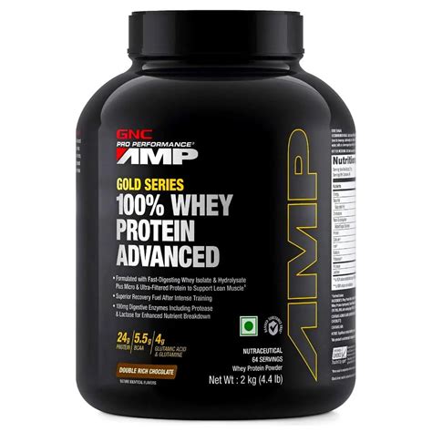 GNC Gold Series 100 Advanced Whey Protein Powder 1 Kg Whey